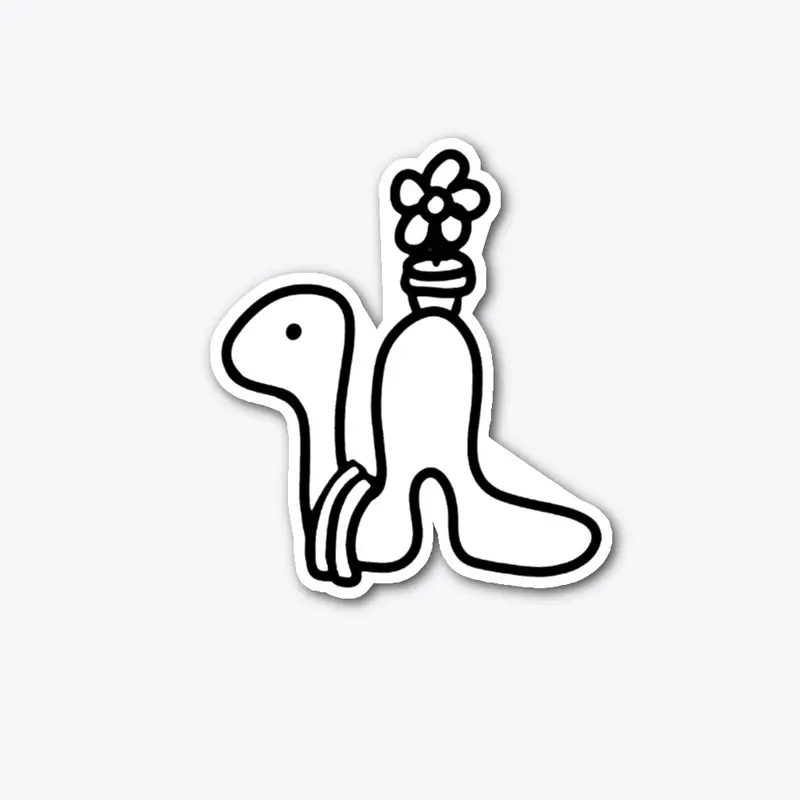 worm sticker 